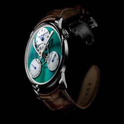 MB&F Legacy Machine Split Escapement Titanium / Green 04.TL.G