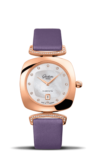 Glashutte Original Pavonina Date Red Gold / Diamond / MOP / Satin 1-03-01-08-05-02