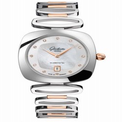 Glashutte Original Pavonina Bicolor MOP Diamond Bracelet 1-03-01-08-06-14