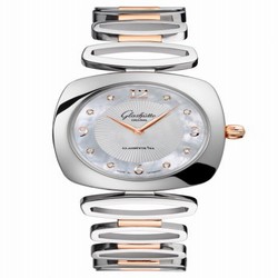 Glashutte Original Pavonina Stainless Steel / Red Gold / MOP / Bracelet 1-03-02-04-16-14