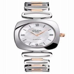 Glashutte Original Pavonina Stainless Steel / Red Gold / Diamond / MOP / Bracelet 1-03-02-05-06-14