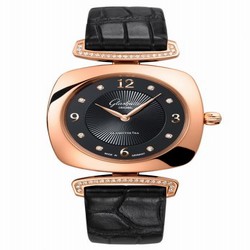 Glashutte Original Pavonina Red Gold / Diamond / Black / Alligator 1-03-02-09-05-30