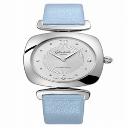 Glashutte Original Pavonina Stainless Steel / Silver / Calf 1-03-02-10-02-34