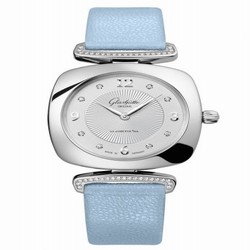 Glashutte Original Pavonina Stainless Steel / Diamond / Silver / Calf 1-03-02-12-12-35