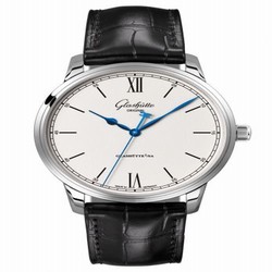 Glashutte Original Senator Excellence Stainless Steel / Silver / Alligator / Folding 1-36-01-01-02-30