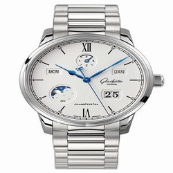 Glashutte Original Senator Excellence Perpetual Calendar Stainless Steel / Silver / Bracelet 1-36-02-01-02-70