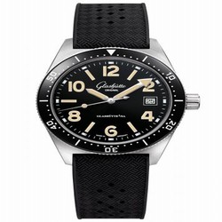 Glashutte Original SeaQ Date Stainless Steel / Black / Rubber / Folding 1-39-11-06-80-33
