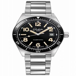 Glashutte Original SeaQ Date Stainless Steel / Black / Bracelet 1-39-11-06-80-70