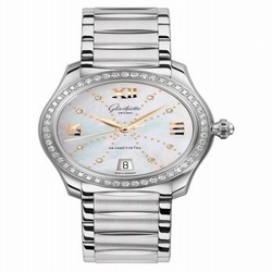 Glashutte Original Lady Serenade Stainless Steel / MOP - Index Line / Bracelet 1-39-22-12-22-34