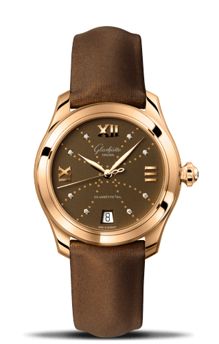 Glashutte Original Lady Serenade Rose Gold / Brown - Index Line 1-39-22-13-01-44