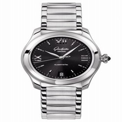 Glashutte Original Lady Serenade Stainless Steel / Black / Bracelet 1-39-22-20-02-34