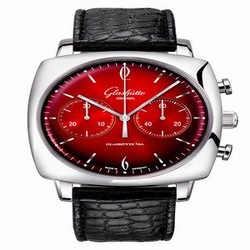 Glashutte Original Sixties Square Chronograph Stainless Steel / Fire 1-39-34-24-32-04