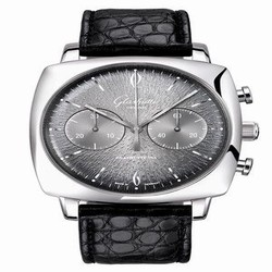 Glashutte Original Sixties Square Chronograph Stainless Steel / Rock 1-39-34-25-32-04
