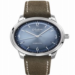 Glashutte Original Sixties Stainless Steel / Green / Glacier Blue / Pin / Annual Edition 1-39-52-14-02-04