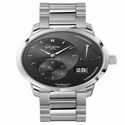 Glashutte Original PanoReserve Stainless Steel / Grey / Bracelet 1-65-01-23-12-24