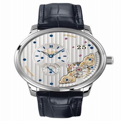 Glashutte Original PanoMaticInverse Stainless Steel / Silver / Alligator / Pin 1-91-02-02-02-01