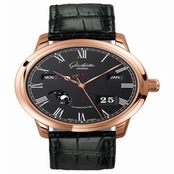 Glashutte Original Senator Perpetual Calendar Red Gold / Black / Alligator / Folding 100-02-25-05-50