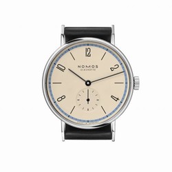 Nomos Glashutte Tangente 35 A Century of Bauhaus Blue 101.S14