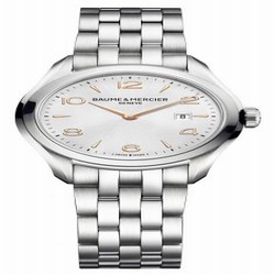Baume & Mercier Clifton Quartz Stainless Steel / Silver / Bracelet 10175