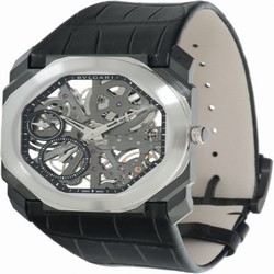 Bulgari Octo Finissimo Skeleton DLC / Platinum / Alligator 102636