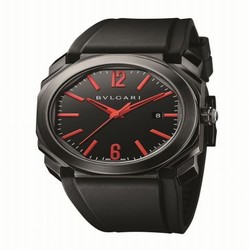 Bulgari Octo Solotempo 41 Ultranero / Red 102738