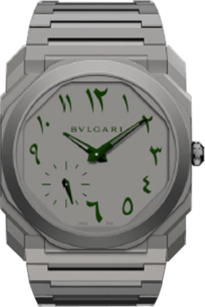 Bulgari Octo Finissimo Automatic Titanium / Grey / Arab Watch Club 103023