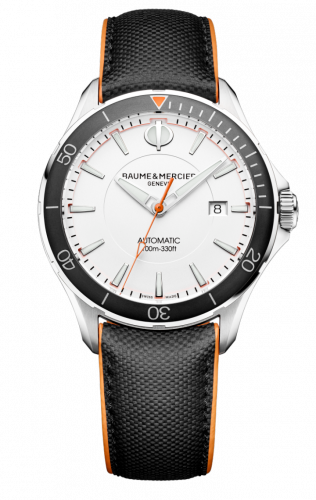 Baume & Mercier Clifton Club Stainless Steel / White / Sailcloth 10337