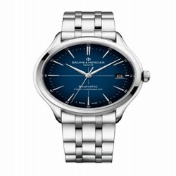 Baume & Mercier Clifton Baumatic Stainless Steel / Blue / Bracelet / COSC 10468