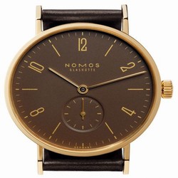 Nomos Glashutte Tangente Gold mocca 110