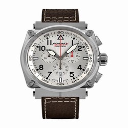 Formex Pilot Quartz Chronograph Silver / Calf 1100.1.3040.223