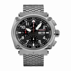 Formex Pilot Automatic Chronograph Black / Bracelet 1100.1.8020.100