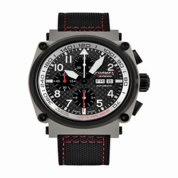 Formex Pilot Automatic Chronograph Sandblasted / Carbon Fibre / Calf 1100.5.8129.213