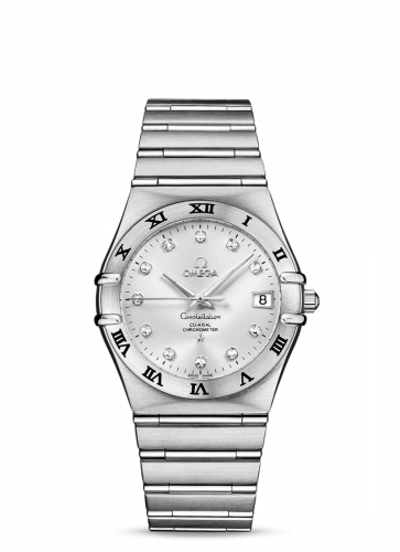 Omega Constellation Co-Axial 35.5 Stainless Steel / Silver / 160 Years 111.10.36.20.52.001