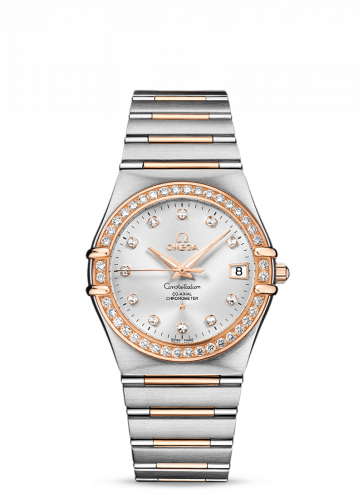 Omega Constellation Co-Axial 35.5 Red Gold / Silver / 160 Years 111.25.36.20.52.001
