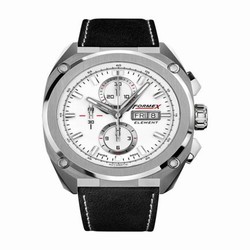 Formex Element Automatic Chronograph Full Steel / White / Calf 1200.1.8011.713