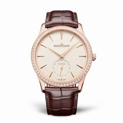 Jaeger-LeCoultre Master Ultra Thin Small Seconds Pink Gold / Diamond / Eggshell / Alligator 1212501