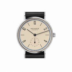 Nomos Glashutte Tangente 33 A Century of Bauhaus Blue 122.S1