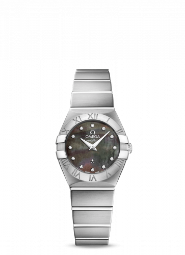 Omega Constellation Quartz 24 Stainless Steel / Grey MOP 123.10.24.60.57.003