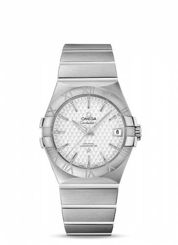 Omega Constellation Co-Axial 35 Stainless Steel / Lozenge Silver 123.10.35.20.02.002