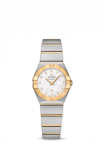 Omega Constellation Quartz 24 Stainless Steel / Yellow Gold / MOP 123.20.24.60.55.008