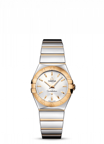 Omega Constellation Quartz 27 Polished Stainless Steel / Yellow Gold / Silver 123.20.27.60.02.004