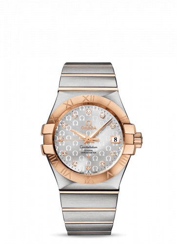 Omega Constellation Co-Axial 35 Stainless Steel / Red Gold / Silver Omega 123.20.35.20.52.003