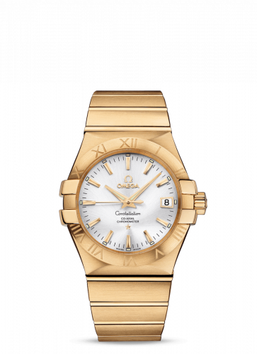 Omega Constellation Co-Axial 35 Yellow Gold / Silver 123.50.35.20.02.002