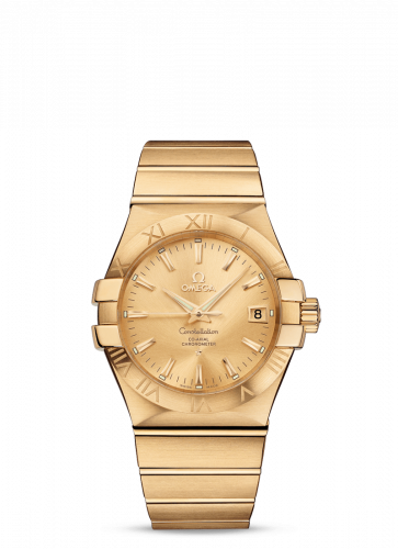 Omega Constellation Co-Axial 35 Yellow Gold / Champagne 123.50.35.20.08.001