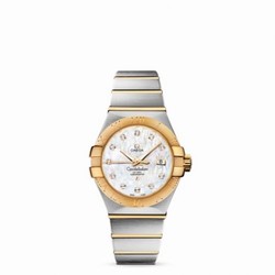 Omega Constellation Co-Axial 31 Stainless Steel / Yellow Gold / MOP 123.20.31.20.55.002