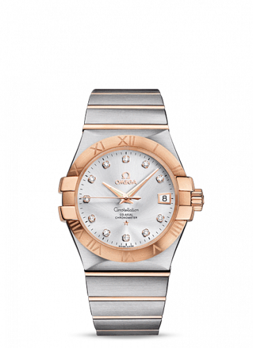 Omega Constellation Co-Axial 35 Stainless Steel / Red Gold / Silver 123.20.35.20.52.001