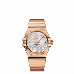 Omega Constellation Co-Axial 35 Red Gold / Silver Omega 123.50.35.20.52.003