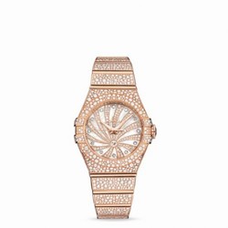 Omega Constellation Co-Axial 31 Red Gold / Snow / Diamond Supernova 123.55.31.20.55.006