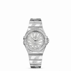 Omega Constellation Co-Axial 31 White Gold / Snow / Diamond Supernova 123.55.31.20.55.009