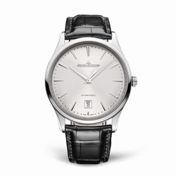 Jaeger-LeCoultre Master Ultra Thin Date Stainless Steel / Silver / Alligator 1238420